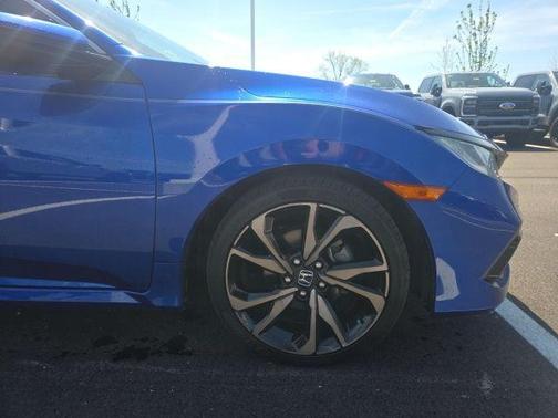 Blue 2021 Honda Civic Sport