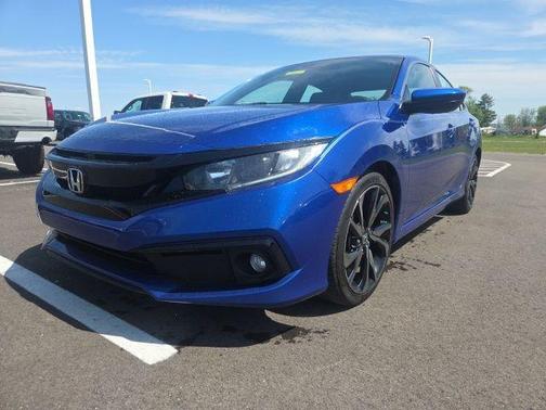 Blue 2021 Honda Civic Sport