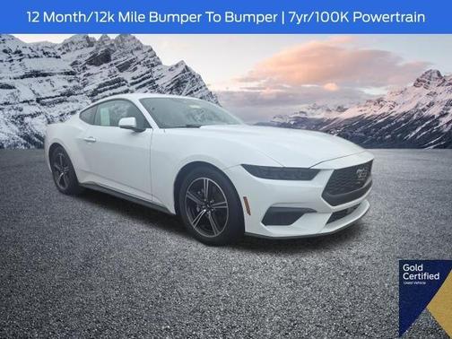 Oxford White 2025 Ford Mustang EcoBoost Premium