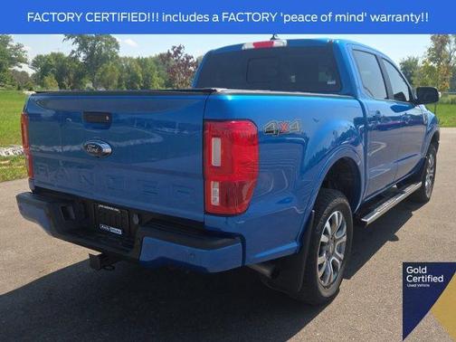 Blue Metallic 2021 Ford Ranger Lariat