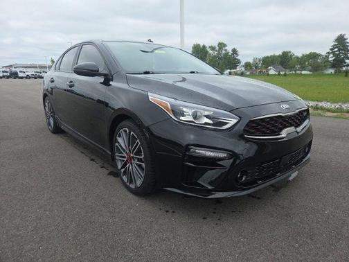 Aurora Black 2021 Kia Forte GT