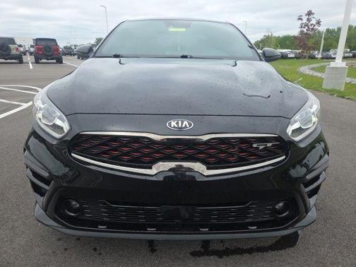 Aurora Black 2021 Kia Forte GT