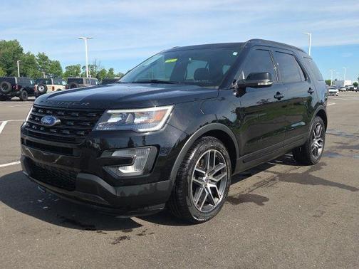 Shadow Black 2017 Ford Explorer sport
