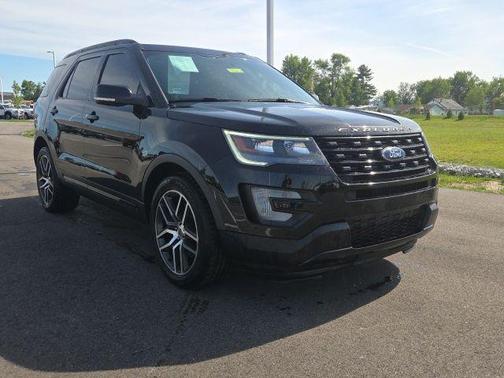 Shadow Black 2017 Ford Explorer sport