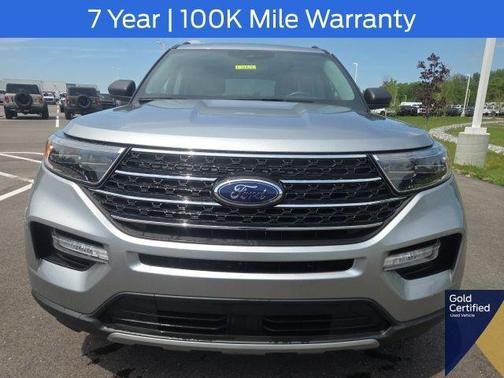 Iconic Silver Metallic 2023 Ford Explorer XLT