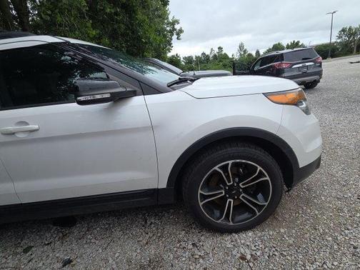 White Platinum Clearcoat Metallic 2015 Ford Explorer Sport