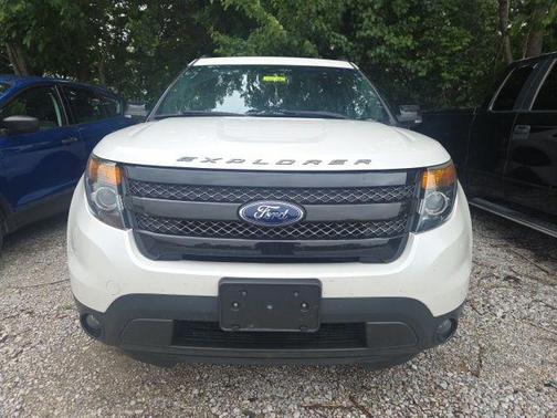 White Platinum Clearcoat Metallic 2015 Ford Explorer Sport