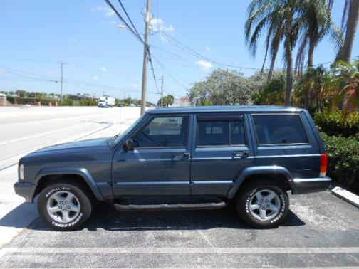 BLUE 2001 Jeep Cherokee Sport