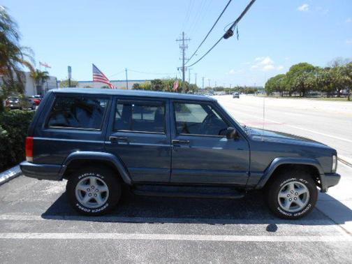 BLUE 2001 Jeep Cherokee Sport