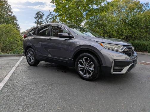 Gray 2022 Honda CR-V Hybrid EX-L