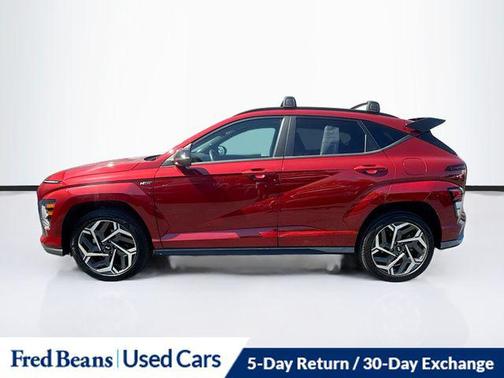Ultimate Red Metallic 2025 Hyundai KONA N Line S