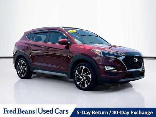 Gemstone Red 2020 Hyundai TUCSON Sport