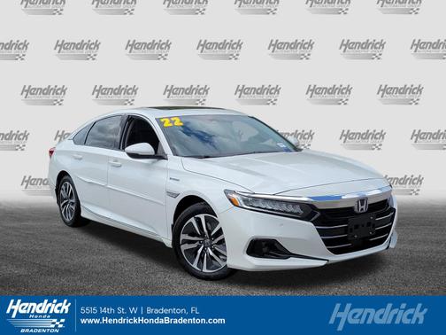 Platinum White Pearl 2022 Honda Accord Hybrid