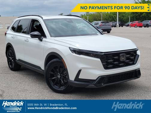 Platinum White Pearl 2024 Honda CR-V Hybrid