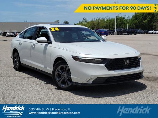 Platinum White Pearl 2024 Honda Accord