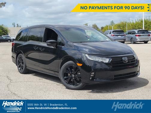 Crystal Black Pearl 2023 Honda Odyssey