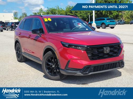Radiant Red Metallic 2024 Honda CR-V Hybrid