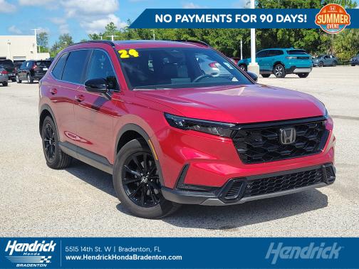 Radiant Red Metallic 2024 Honda CR-V Hybrid