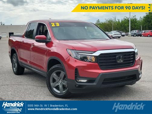 Radiant Red Metallic Ii 2023 Honda Ridgeline