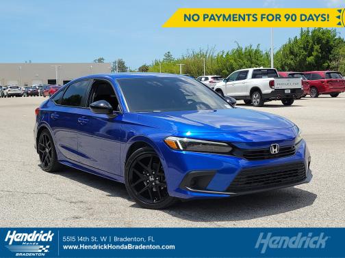Aegean Blue Metallic 2024 Honda Civic