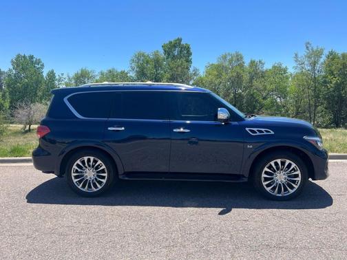 Hermosa Blue 2017 INFINITI QX80 Base