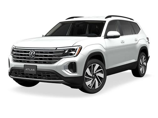 Pure White 2025 Volkswagen Atlas 2.0T SE