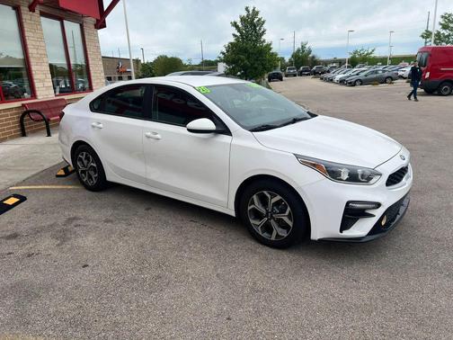 Clear White 2020 Kia Forte LXS