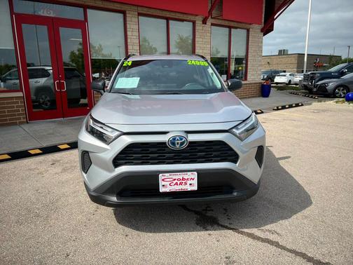 Silver Sky Metallic 2024 Toyota RAV4 Hybrid LE