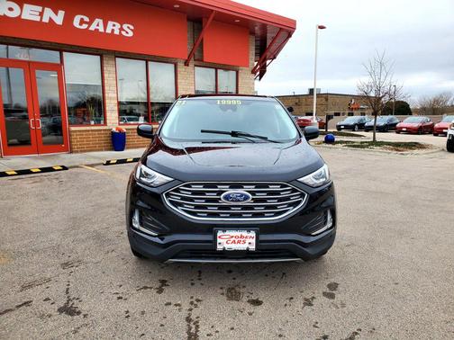 Agate Black Metallic 2021 Ford Edge SEL