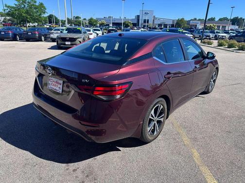 Burgundy 2021 Nissan Sentra SV