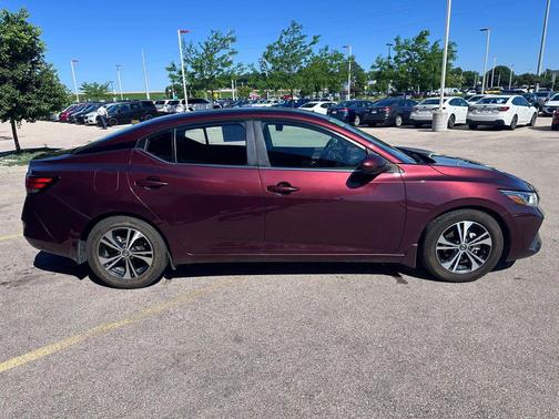 Burgundy 2021 Nissan Sentra SV