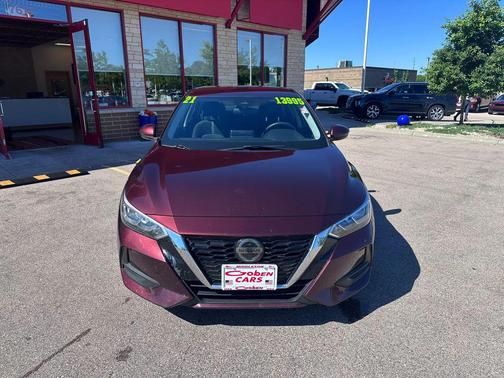 Burgundy 2021 Nissan Sentra SV