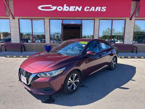 Burgundy 2021 Nissan Sentra SV
