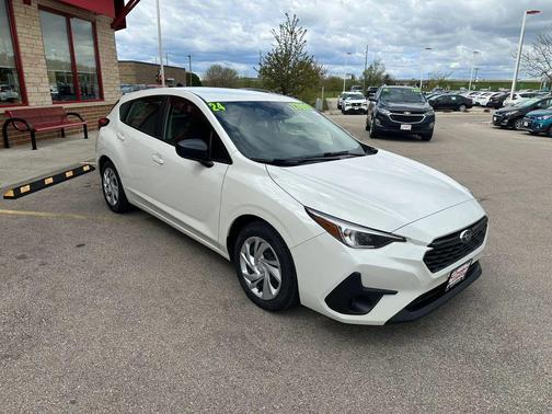 Crystal White Pearl 2024 Subaru Impreza Base