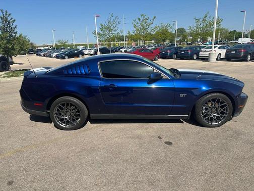 Blue 2010 Ford Mustang GT Premium