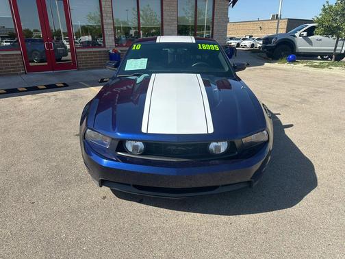 Blue 2010 Ford Mustang GT Premium