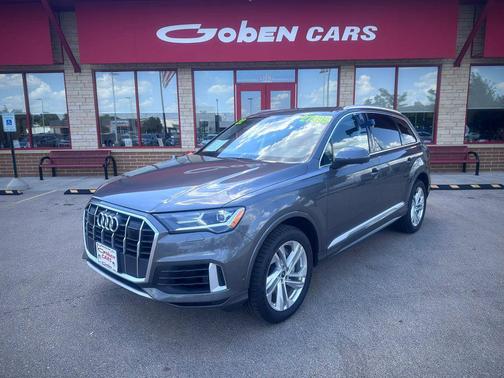 Gray 2022 Audi Q7 55 Premium Plus