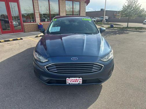 Blue 2019 Ford Fusion SE