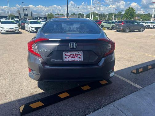 Modern Steel Metallic 2017 Honda Civic LX