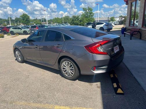 Modern Steel Metallic 2017 Honda Civic LX