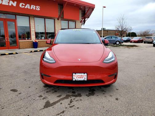 Red Multi-Coat 2021 Tesla Model Y Long Range Dual Motor All-Wheel Drive