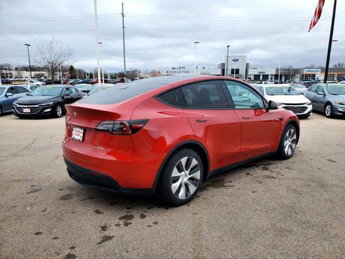 Red Multi-Coat 2021 Tesla Model Y Long Range Dual Motor All-Wheel Drive