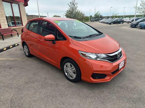 Orange Fury 2020 Honda Fit LX