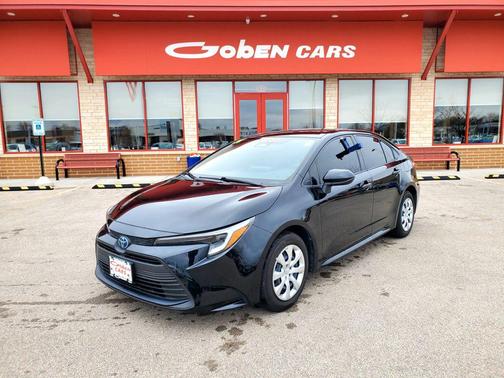 Midnight Black Metallic 2024 Toyota Corolla Hybrid SE