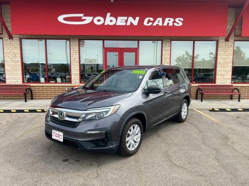 Modern Steel Metallic 2019 Honda Pilot LX