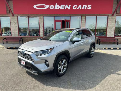 Silver Sky Metallic 2019 Toyota RAV4 Hybrid Limited