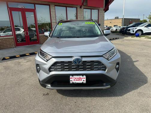 Silver Sky Metallic 2019 Toyota RAV4 Hybrid Limited