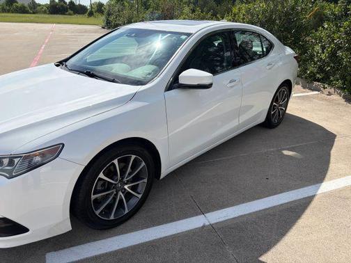 White 2015 Acura TLX V6 Tech