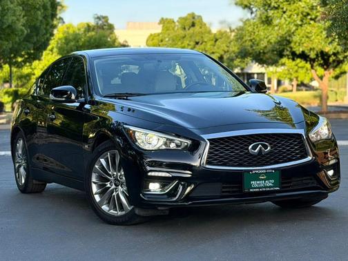 Black Obsidian 2020 INFINITI Q50 3.0t LUXE