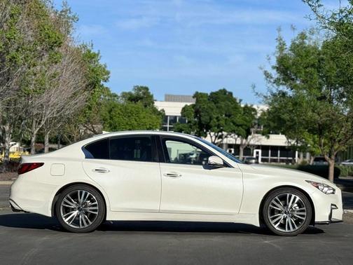 Majestic White 2021 INFINITI Q50 3.0t SENSORY
